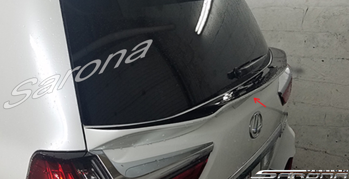 Custom Lexus LX570  SUV/SAV/Crossover Trunk Wing (2016 - 2021) - $390.00 (Part #LX-050-TW)